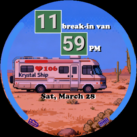 Break-in Van: 8-Bit Pixel Face screenshot