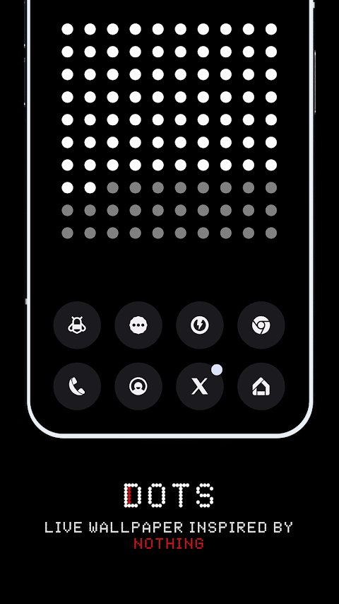 Dots Live Wallpaper – Battery screenshot