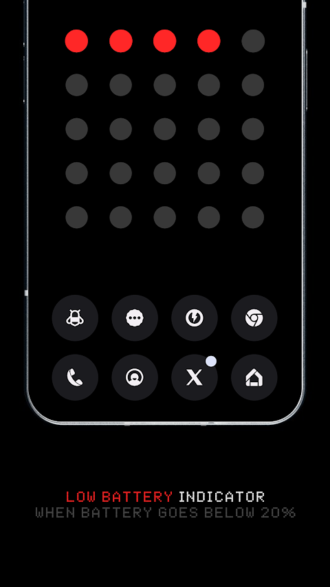 Dots Live Wallpaper – Battery screenshot