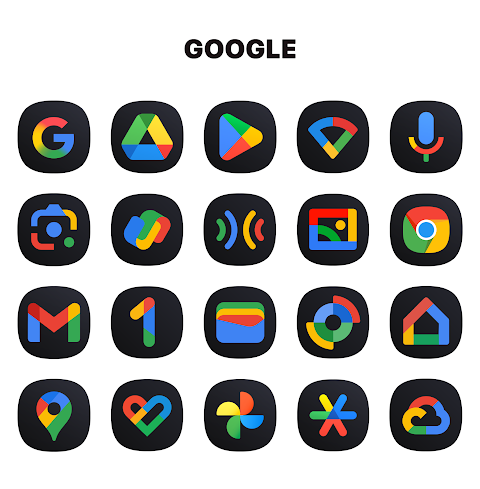 One UI Dark IconPack screenshot