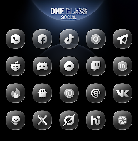 One UI Glass IconPack screenshot