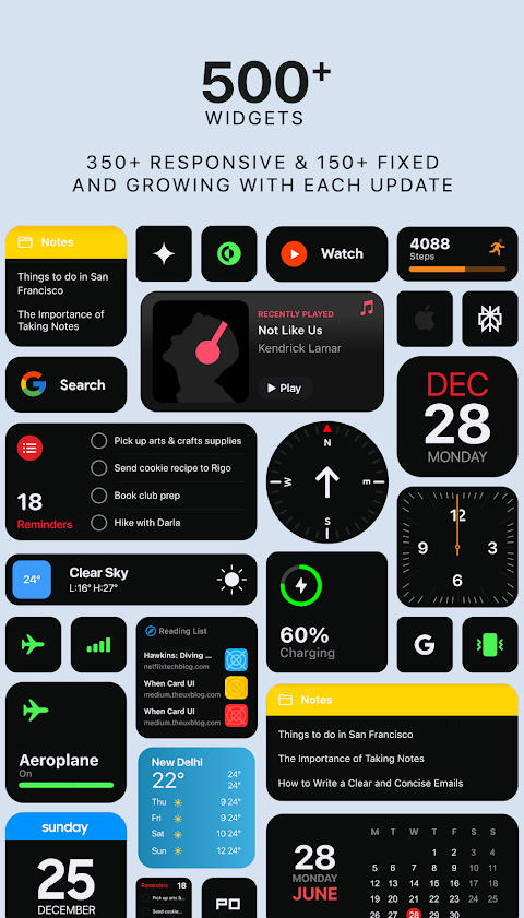iWidgets : iOS Widgets screenshot