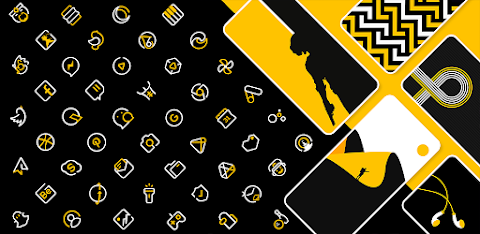 YellowLine Icon Pack : LineX screenshot