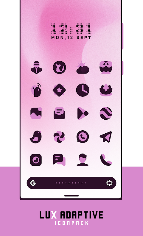LuX : Adaptive Icon pack screenshot