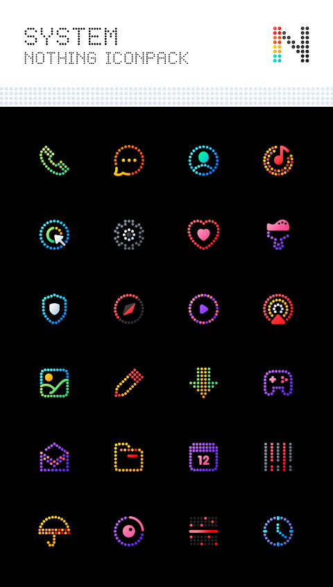 Neon : Dots Iconpack screenshot