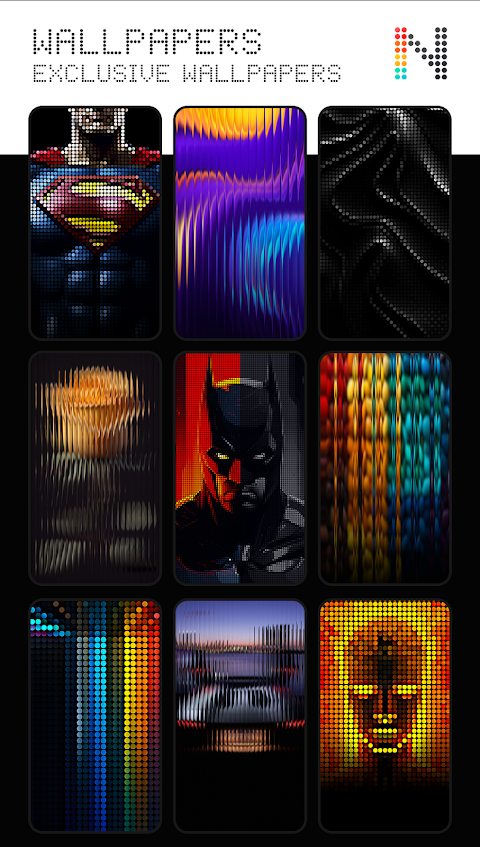 Neon : Dots Iconpack screenshot