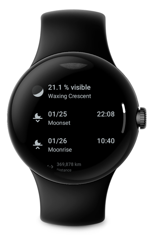 Moon on Wear screenshot
