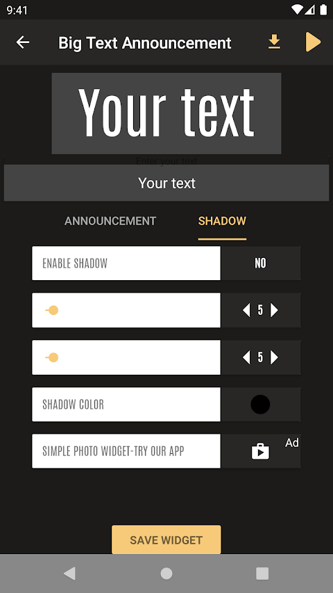 Shout Screen – Big Text Screen screenshot