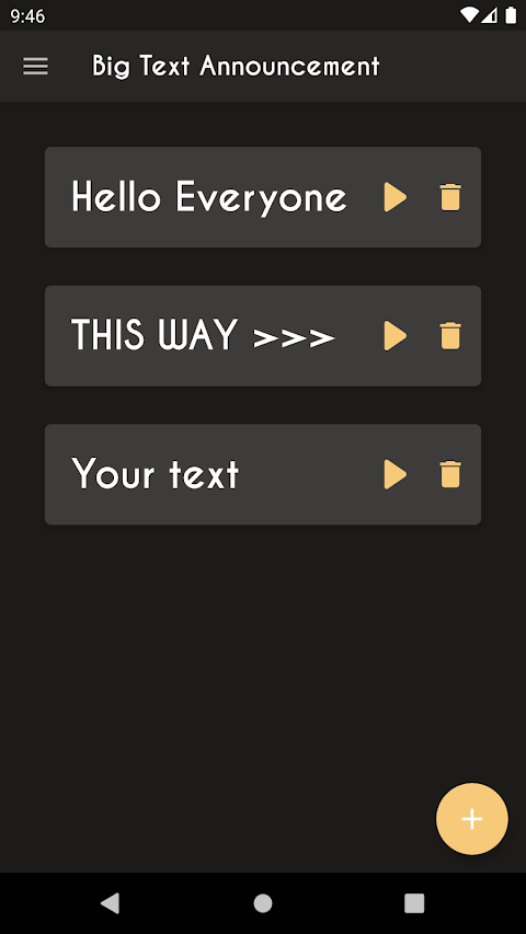 Shout Screen – Big Text Screen screenshot