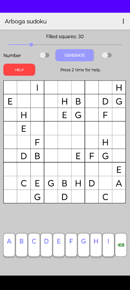 Arboga Sudoku screenshot