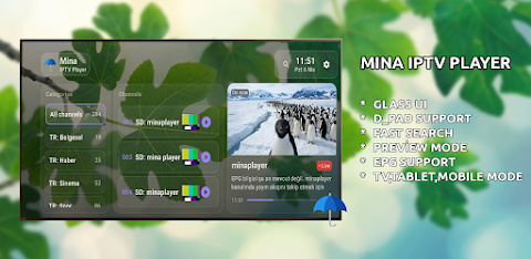 Mina IpTV Player screenshot
