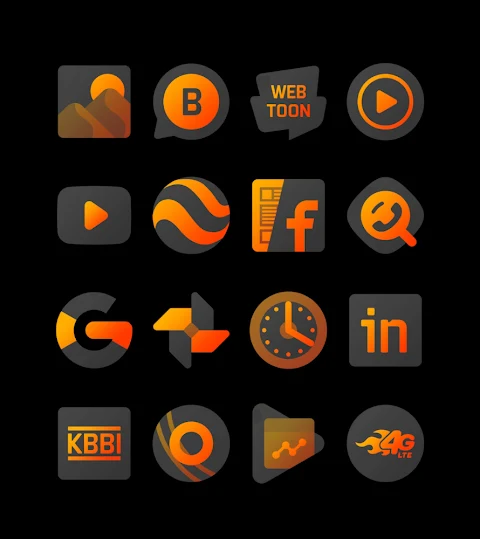 Orangediant – Icon Pack screenshot