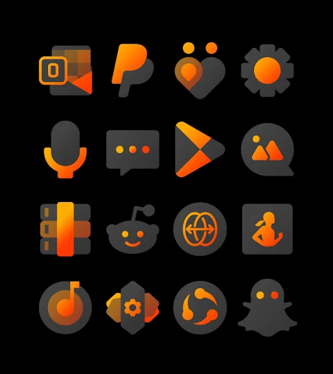 Orangediant – Icon Pack screenshot