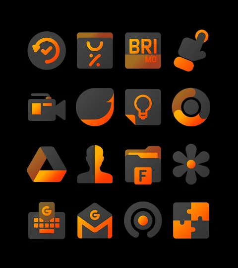 Orangediant – Icon Pack screenshot