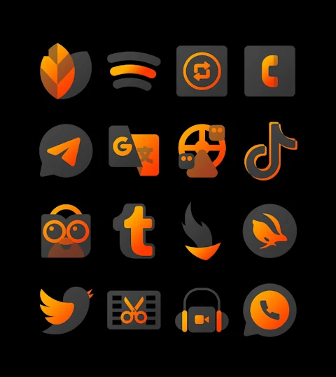 Orangediant – Icon Pack screenshot