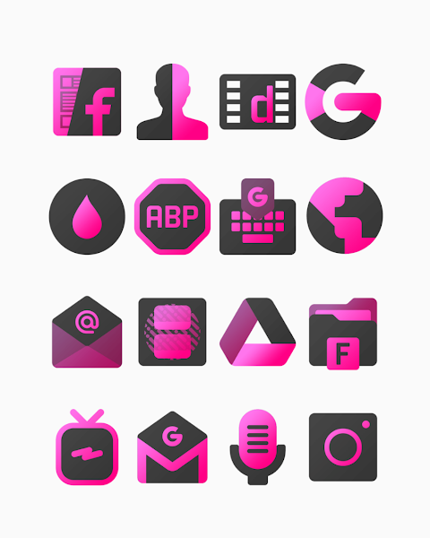 Pinkdiant – Icon Pack screenshot