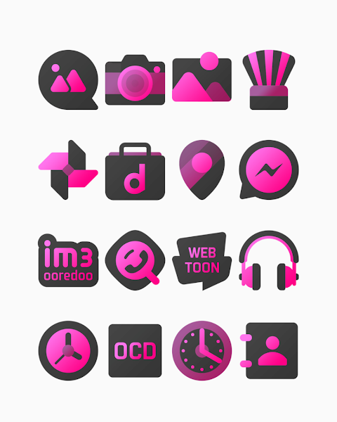 Pinkdiant – Icon Pack screenshot