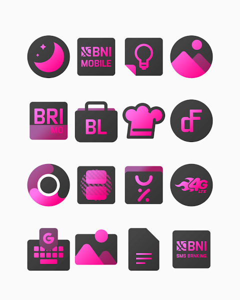 Pinkdiant – Icon Pack screenshot