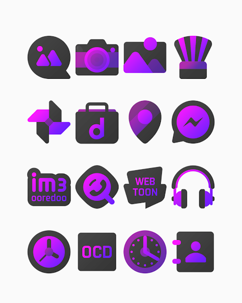 Purplediant – Icon Pack screenshot