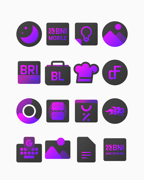 Purplediant – Icon Pack screenshot