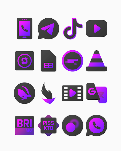 Purplediant – Icon Pack screenshot