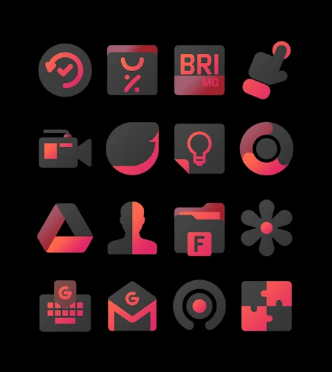 Rediant – icon Pack screenshot
