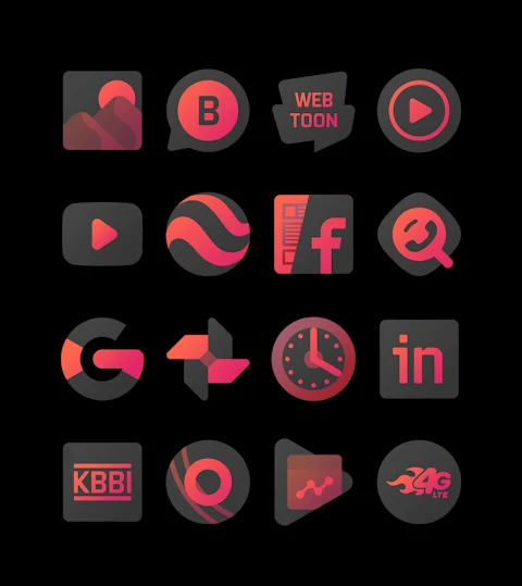 Rediant – icon Pack screenshot