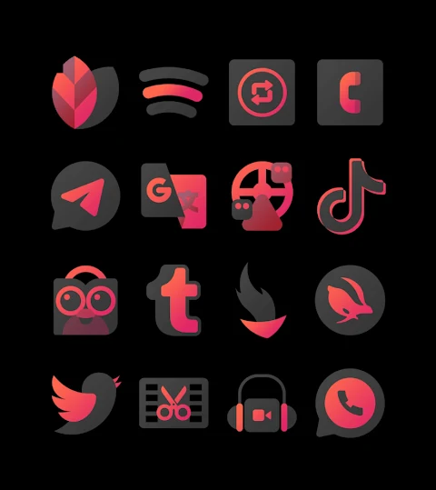 Rediant – icon Pack screenshot