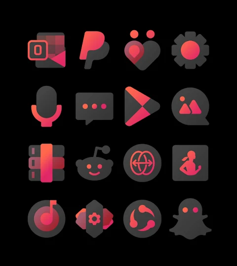 Rediant – icon Pack screenshot