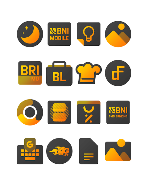 Yellowdiant – Icon Pack screenshot