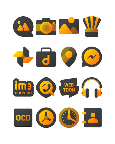 Yellowdiant – Icon Pack screenshot