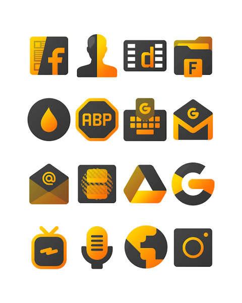 Yellowdiant – Icon Pack screenshot