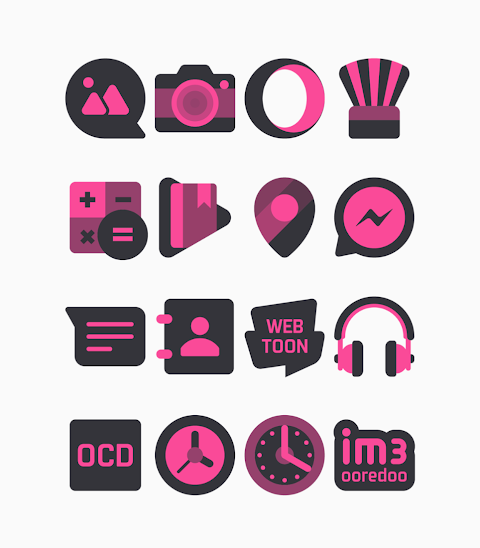 Strawberry – Pink Icon Pack screenshot