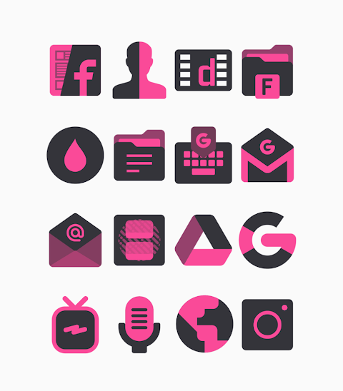 Strawberry – Pink Icon Pack screenshot