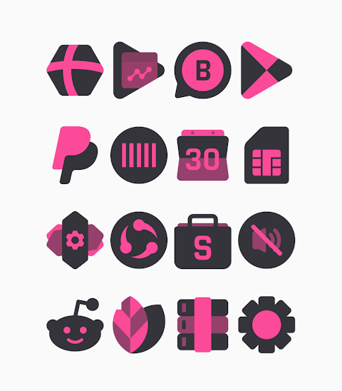 Strawberry – Pink Icon Pack screenshot