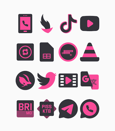 Strawberry – Pink Icon Pack screenshot