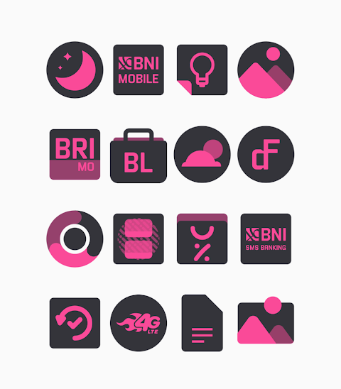 Strawberry – Pink Icon Pack screenshot