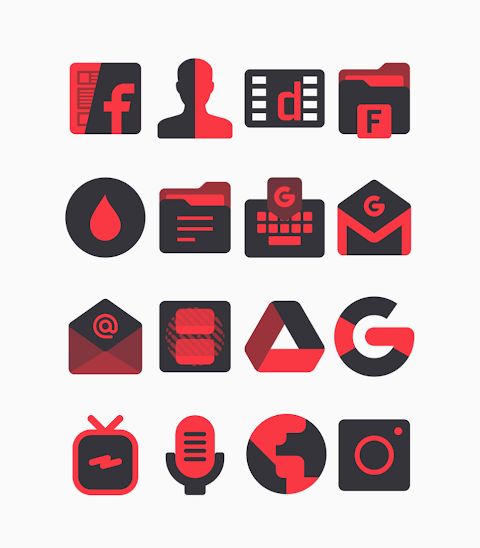 Rose – Red Icon Pack screenshot