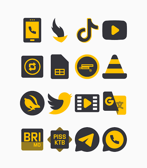 Star – Yellow Icon Pack screenshot