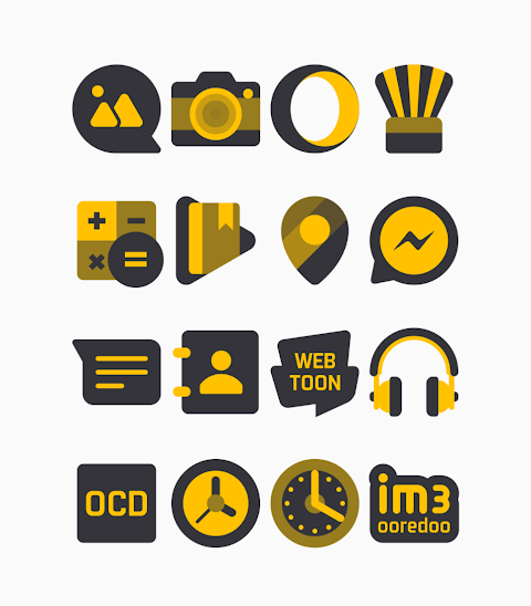 Star – Yellow Icon Pack screenshot