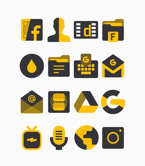 Star – Yellow Icon Pack screenshot
