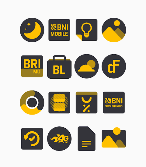 Star – Yellow Icon Pack screenshot