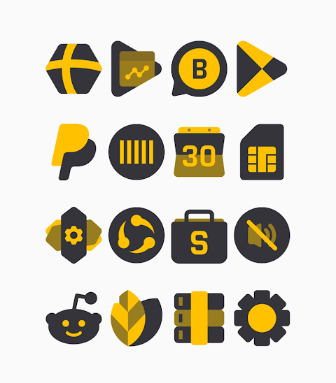 Star – Yellow Icon Pack screenshot