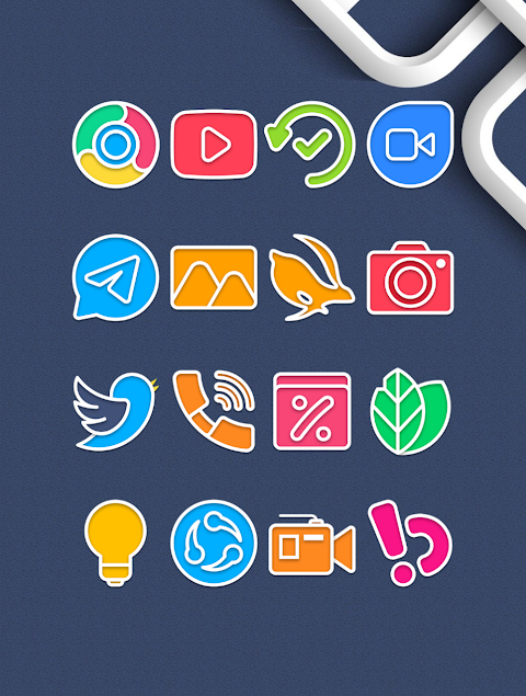 Garis Light – Lines Icon Pack screenshot