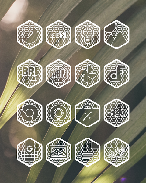 Hexanet White – Icon Pack screenshot