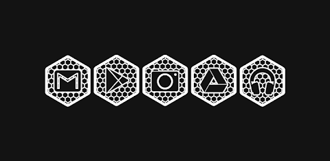 Hexanet White – Icon Pack screenshot