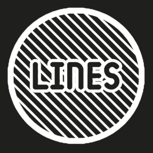 Lines Circle – White Icon Pack