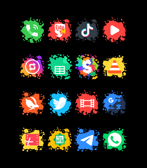 Splatter – Icon Pack screenshot