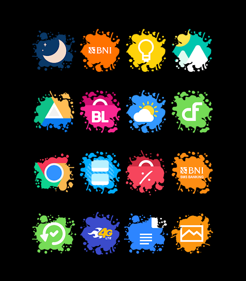 Splatter – Icon Pack screenshot
