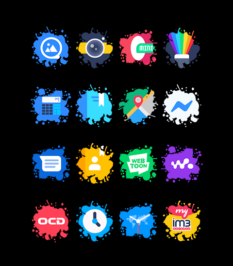 Splatter – Icon Pack screenshot